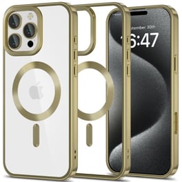 Θήκη Apple Iphone 16 Pro Max - Tech-protect Magflex Διάφανη Σιλικόνης Με Magsafe - Satin Gold (5906302312153)