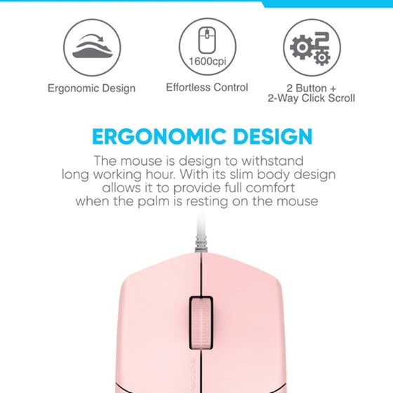 Alcatroz Asic One Ενσύρματο Ποντίκι - Πορτοκαλί image 4