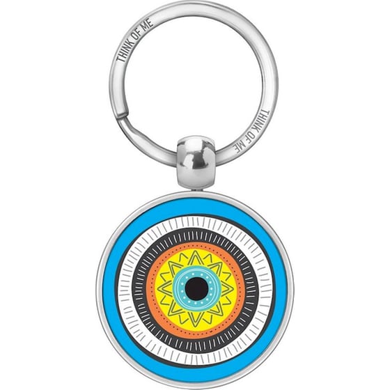 Μπρελόκ GNF Thinkofme Γούρι Ματάκι Γαλάζιο/ Κίτρινο/ Μπλε image 0