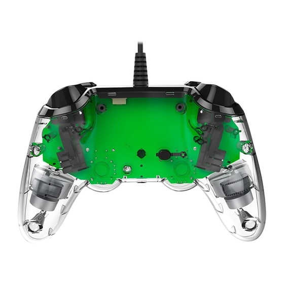 Nacon Wired Compact LED Controller - Χειριστήριο PS4/PC Διάφανο/Πράσινο image 5
