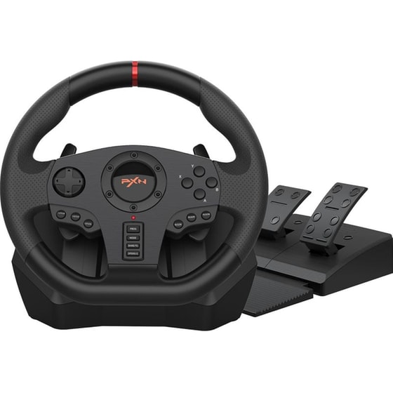 PXN V900 Τιμονιέρα με Πετάλια για PS4,PS3,Xbox Series,PC - Μαύρο image 0