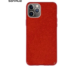 Θήκη Apple iPhone 11 Pro Max - Sonique Shiny Clear - Κόκκινο