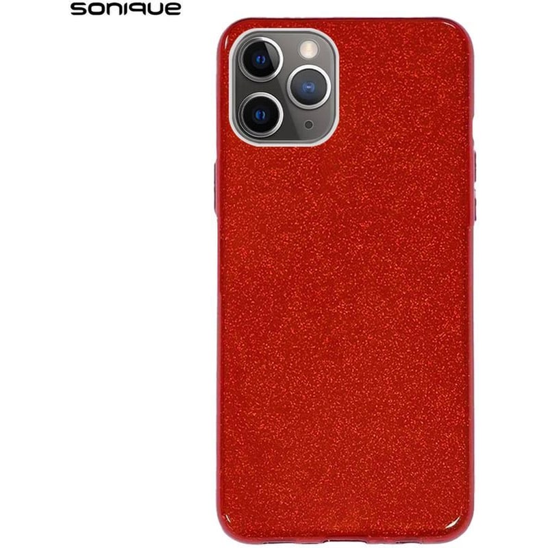 Θήκη Apple iPhone 11 Pro Max - Sonique Shiny Clear - Κόκκινο