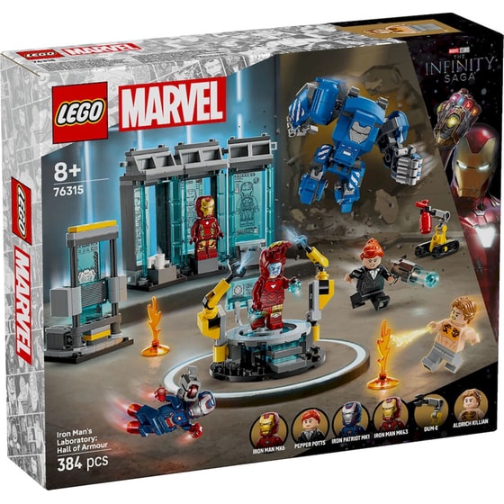 LEGO Marvel Iron Man's Laboratory: Hall of Armor (76315) image 0