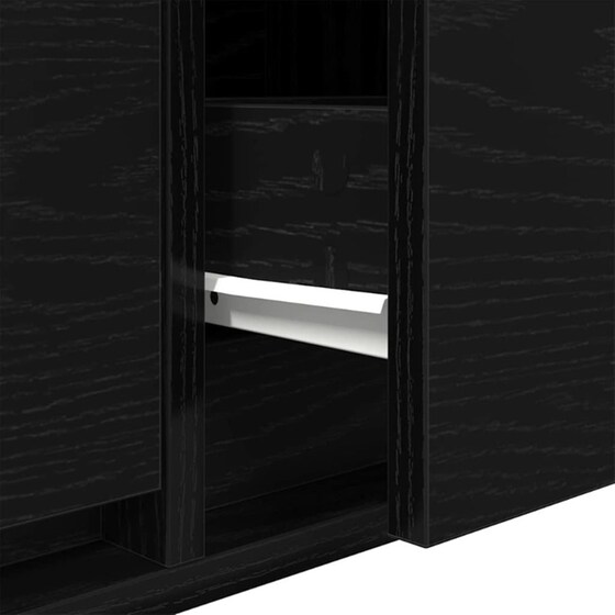 Έπιπλο Τηλεόρασης VidaXL 100 x 31 x 25,5 cm - Μαύρη Δρυς image 10