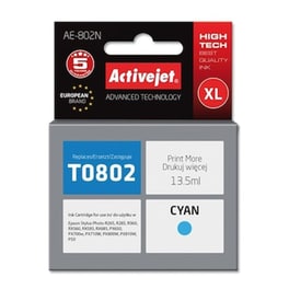 Συμβατό Epson T0802 Κυανό Μελάνι Εκτυπωτή Ae-802n