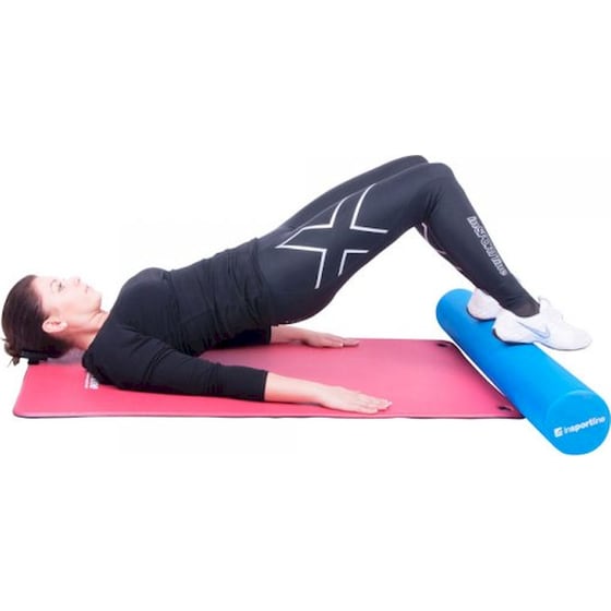Foam Roller InSPORTline INS-10975 90x15cm - Μπλε image 6