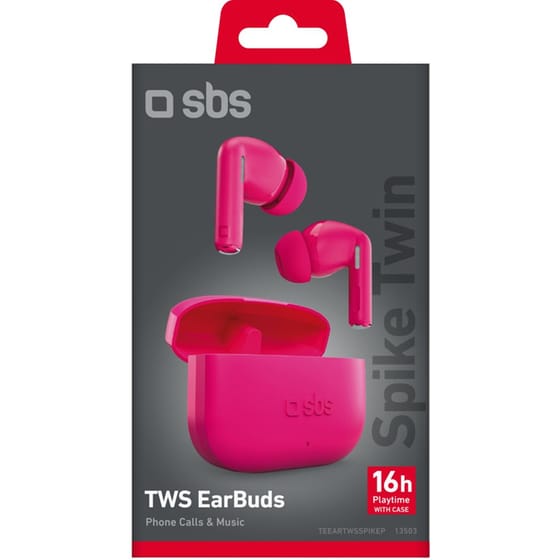Ακουστικά Bluetooth SBS Spike Twin TWS - Pink image 1