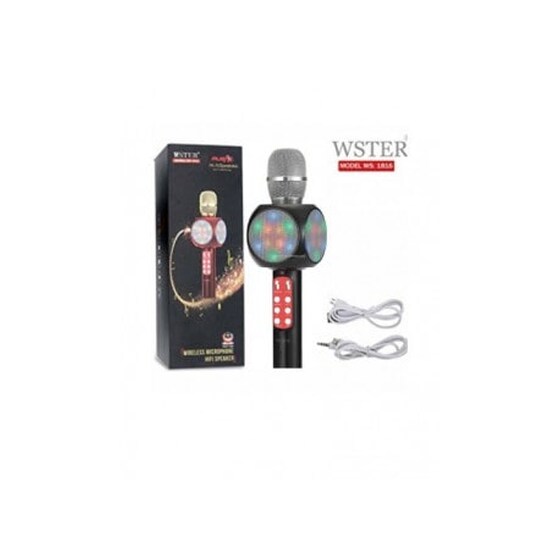 Ασύρματο Μικρόφωνο Karaoke - Ενσωματωμένο Ηχείο Handheld Ktv Ws-1816 image 2