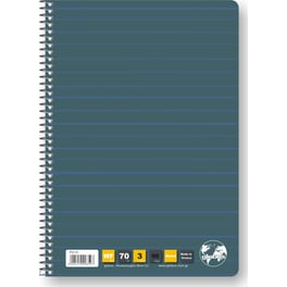 Τετράδιο Σπιράλ Globus Folio 17x25 3 Θεμάτων 90 Φύλλων (1 Τεμάχιο)