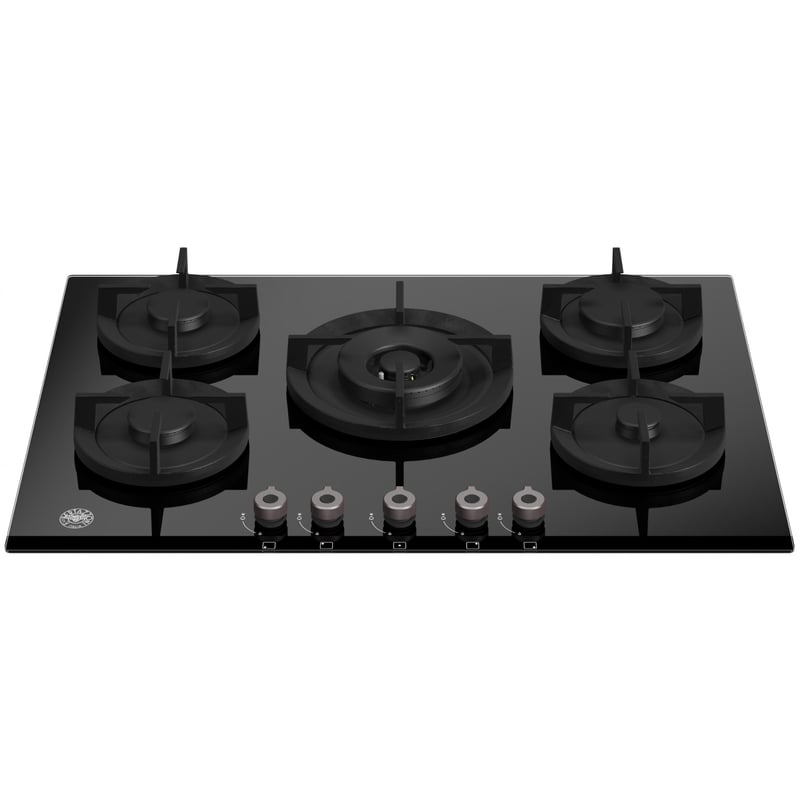 BERTAZZONI BERTAZZONI P755CPROGNE (GPL) 75.5 cm Μαύρο Εστία Υγραερίου Αυτόνομη