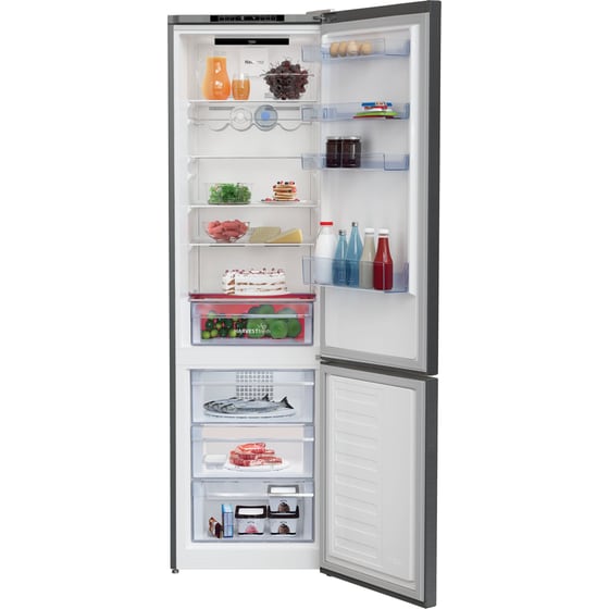 BEKO RCNA406I40XBRN Total No Frost 362 Lt Μαύρο Ψυγειοκαταψύκτης image 4