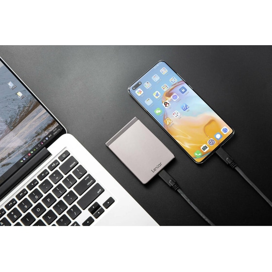 Lexar SL200 USB Type-C SSD 1TB 2.5" - Γκρι image 3