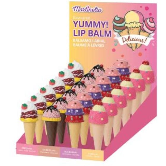 Martinelia Yummy Lip Balm Ice Cream Με Πινελάκι - Chocolate (1099c) image 1