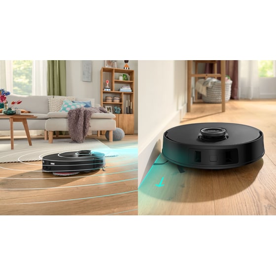 BOSCH SPOTLESS MAX BCRDW3B για Σκούπισμα και Σφουγγάρισμα Μαύρο Σκούπα Ρομπότ image 17