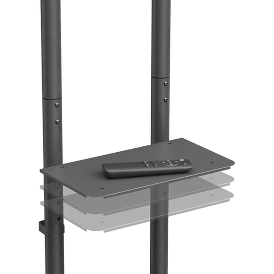 Βάση Τηλεόρασης Επιδαπέδια Sbox FS-401-2 με ροδάκια 37" - 70" έως 45 kg image 5