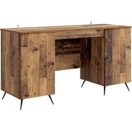 Γραφείο VidaXL από Επεξεργασμένο Ξύλο 142,5x50x75 cm - Παλιό Ξύλο