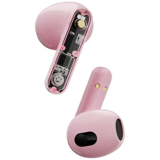 Ακουστικά Bluetooth Streetz T150 - Transparent Pink image 5