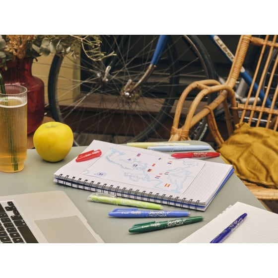 Στυλό Υγρής Μελάνης Pilot Frixion 0.7 mm Πορτοκαλί image 6