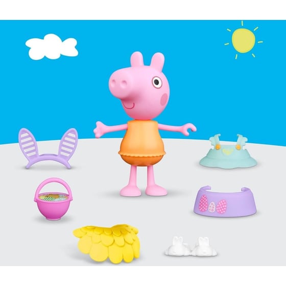 Hasbro Φιγούρα Peppa Pig Spring Dressing με 6 Αξεσουάρ (G2180) image 4