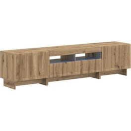 Έπιπλο Τηλεόρασης VidaXL με LED 5 τμχ 178 x 35 x 43 cm - Artisan Δρυς