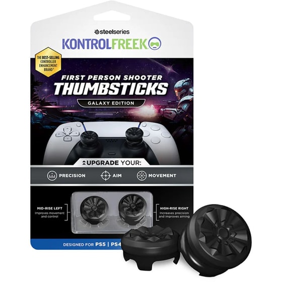 Καλύμματα Αναλογικών Μοχλών Kontrolfreek Black Galaxy για PS5 image 1