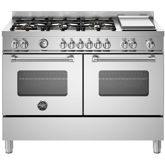 BERTAZZONI MAS126G2EXT 58/58 Lt Inox Μεικτή Κουζίνα Αερίου image 0
