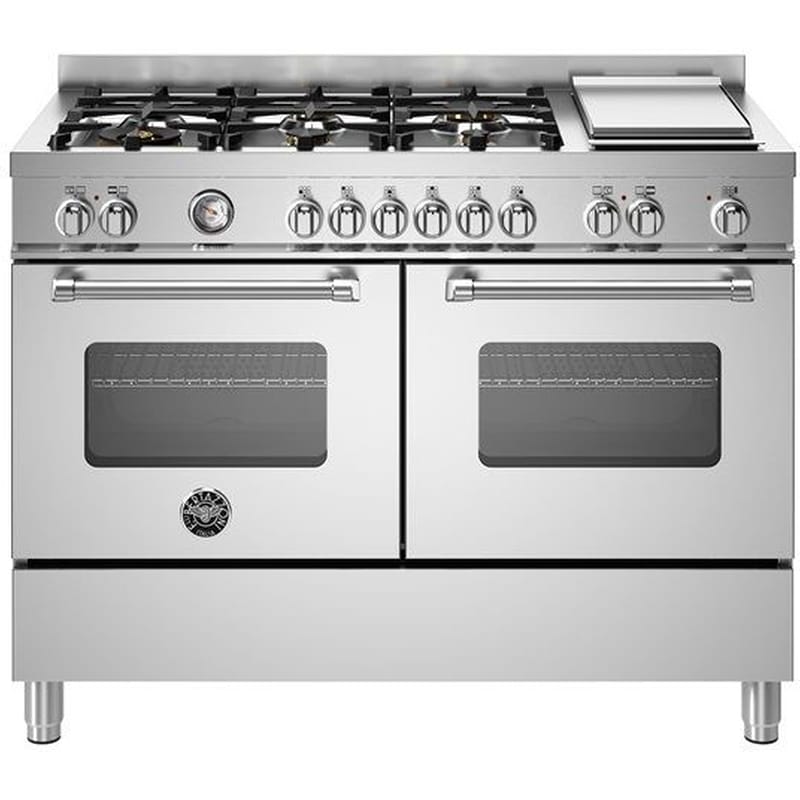 BERTAZZONI MAS126G2EXT 58/58 Lt Inox Μεικτή Κουζίνα Αερίου