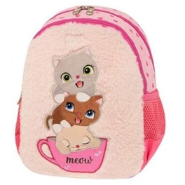 Τσάντα Πλάτης Polo Junior Little Γατάκια σε Ροζ χρώμα
