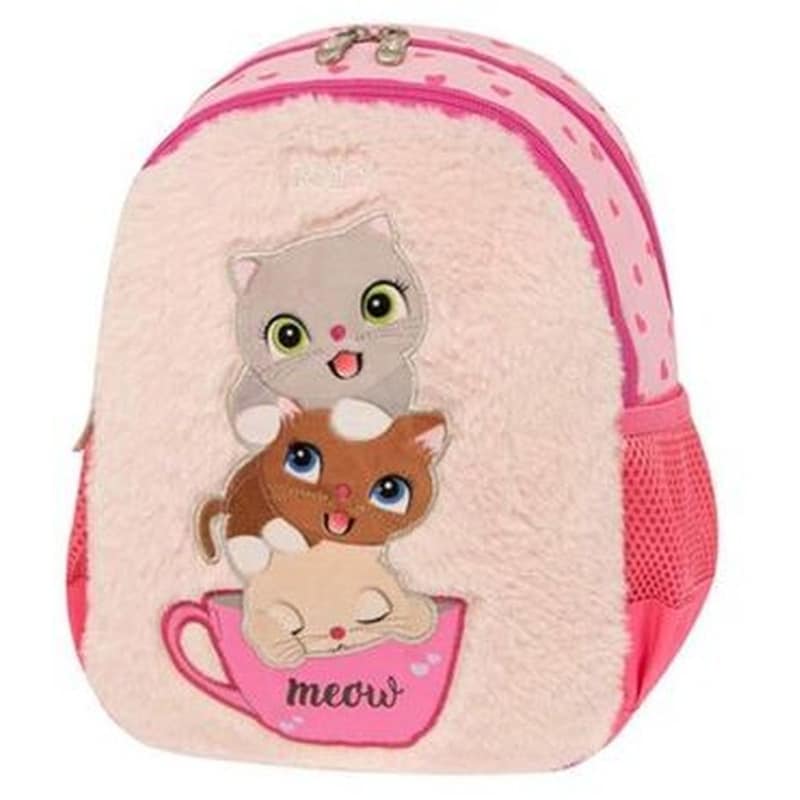 Τσάντα Πλάτης Polo Junior Little Γατάκια σε Ροζ χρώμα