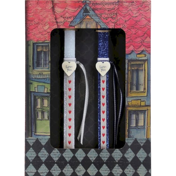 Λαμπάδα Synchronia Καρδιά Love You για Ζευγάρι - 2 Τμχ image 0