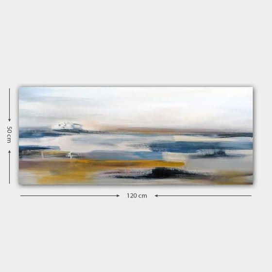 Μοντέρνος Πίνακας 24Mall Αφηρημένο Τοπίο 50x120 cm image 2