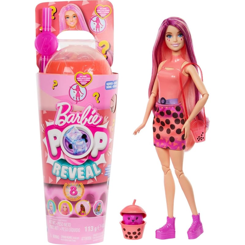 MATTEL Mattel Barbie: Pop Reveal - Bubble Tea Series Mango Mochi Doll (HTJ22)