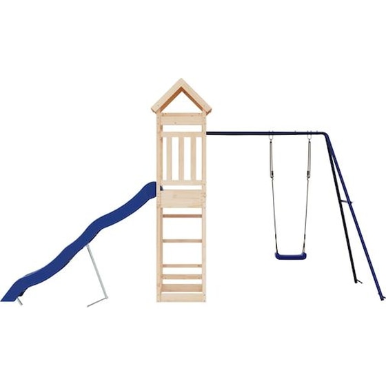 VidaXL Παιδική Χαρά Εξωτερικού Χώρου από Μασίφ Ξύλο Πεύκου image 6