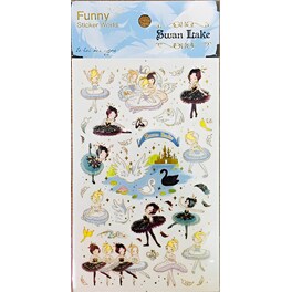 Αυτοκόλλητα Funny Stickers Η Λίμνη Των Κύκνων