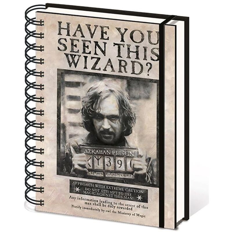 PYRAMID INTERNATIONAL Σημειωματάριο Pyramid Α5 Σπιράλ Harry Potter - Wanted Sirius Black Wiro