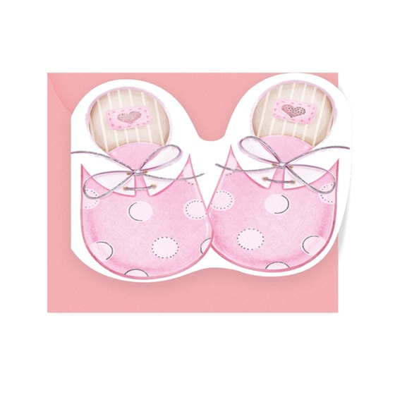 Ευχετήρια Κάρτα Legami Baby Shoes Girl image 0