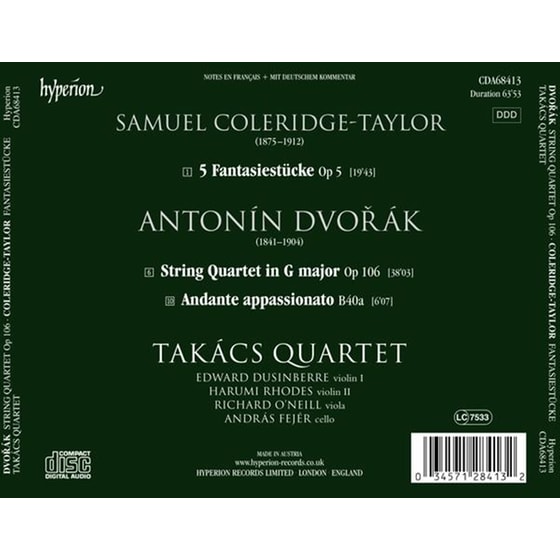 Dvorak - String Quartet Op. 106 image 1