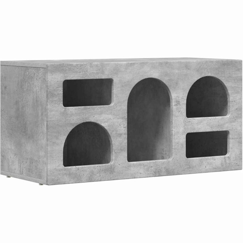 Έπιπλο Τηλεόρασης VidaXL ELST 80 x 35 x 40 cm - Γκρι Σκυροδέματος