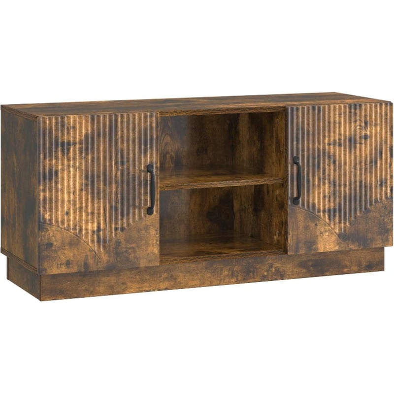 Έπιπλο Τηλεόρασης VidaXL 102x34.5x47 cm - Καπνισμένο Ξύλο Δρυός