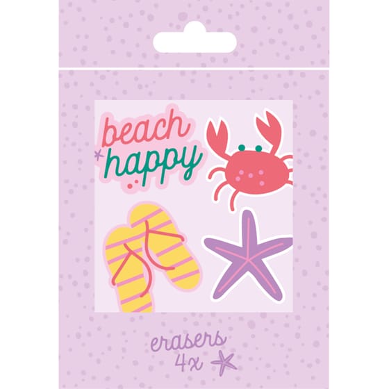 Σετ Γόμες Papermnt Beach Happy (4 Τεμάχια) image 0