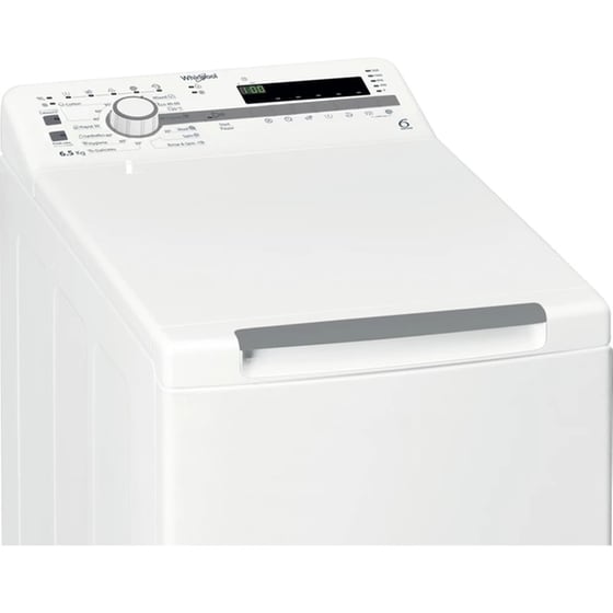 WHIRLPOOL TDLR 65230SS EU/N 6.5 kg 1.200 Στροφές Λευκό Πλυντήριο Ρούχων image 5