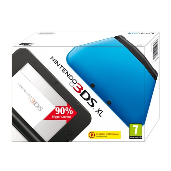 GC CONSOLE 3DS XL BLACK & BLUE image 0