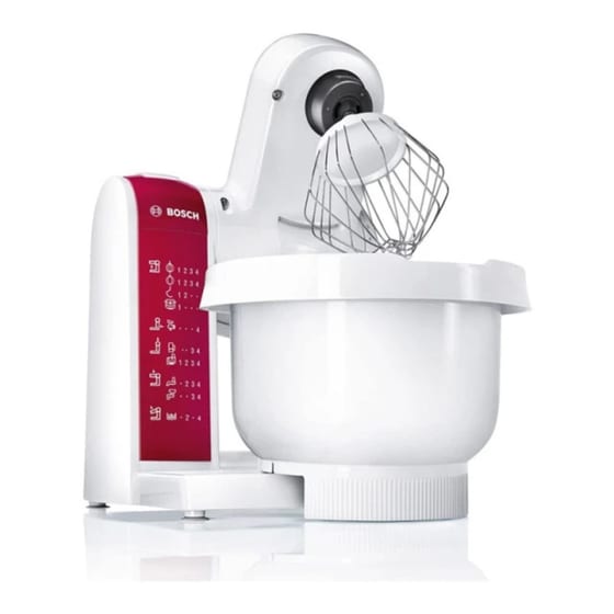 BOSCH MUM4825 600 W 3.9 L Λευκό Κουζινομηχανή image 1