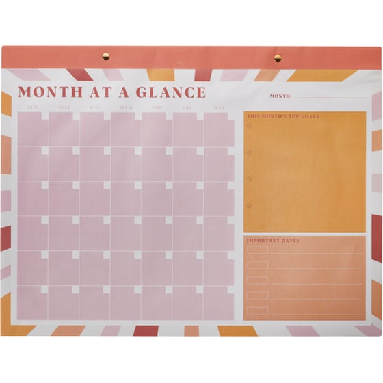 COOLBEE Μηνιαίο Planner Boho 42 x 32 cm image 0
