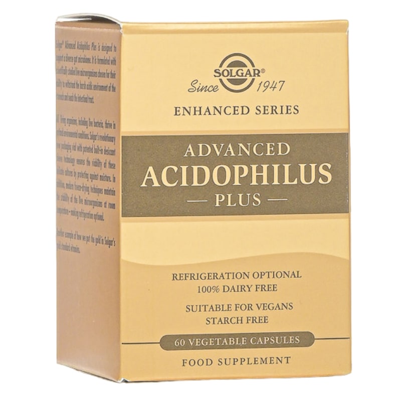 Προβιοτικά Solgar Advanced Acidophilus Plus - 60 κάψουλες