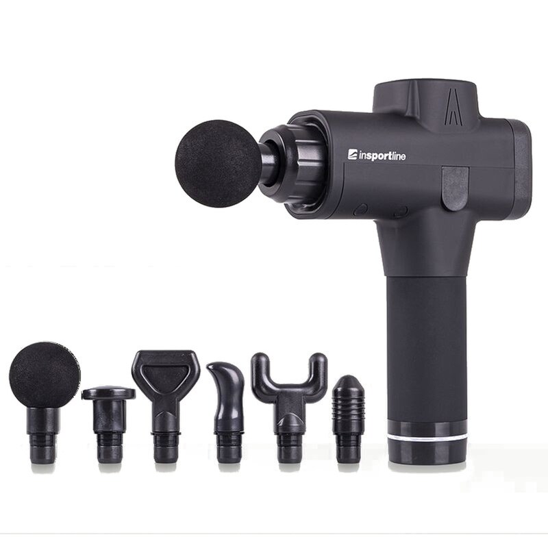 INSPORTLINE Συσκευή Πιστόλι Μασάζ INSPORTLINE Rondys Μαύρο