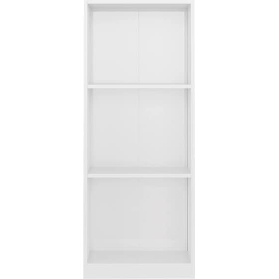 Βιβλιοθήκη VidaXL από Μοριοσανίδα 40x24x108cm - Λευκό image 2