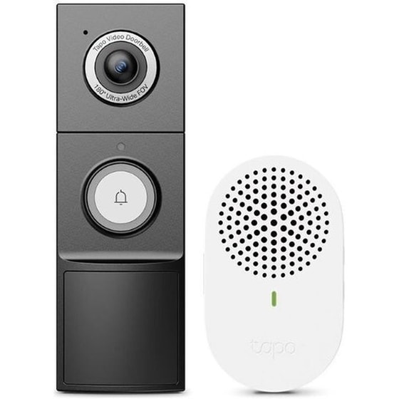 Κουδούνι Πόρτας TP-Link Tapo D235 Smart Doorbell με Κάμερα - Μαύρο image 0