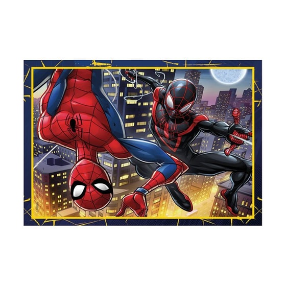 Παιδικό Παζλ Clementoni 4 In 1 Supercolor Marvel Spiderman (72 Κομμάτια) image 3